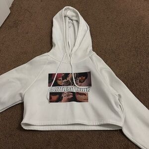 Crop top hoodie